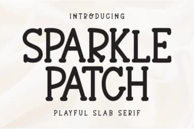 Sparkle Patch by Letterayu — Slab Serif Font — thumbnail 1