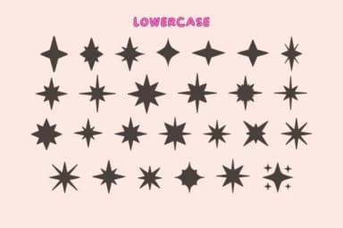 Sparkling by Eystore — Dingbats Font — thumbnail 3