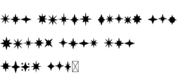 Sparkling by Eystore — Dingbats Font — thumbnail 5