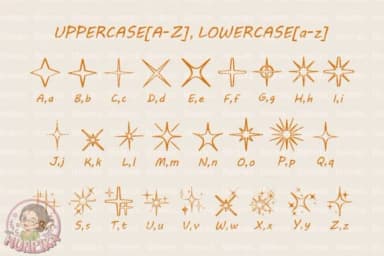 Sparkling Dingbats by huapika — Dingbats Font — thumbnail 2