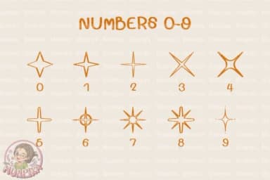 Sparkling Dingbats by huapika — Dingbats Font — thumbnail 3