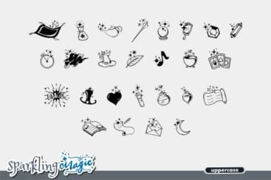 Sparkling Magic by onoborgol — Dingbats Font — thumbnail 2