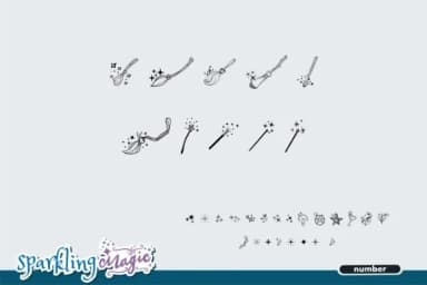 Sparkling Magic by onoborgol — Dingbats Font — thumbnail 4