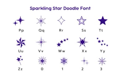 Sparkling Star by Pui Art — Dingbats Font — thumbnail 8