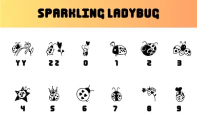 Speakling Ladybug by Chonada — Dingbats Font — thumbnail 4
