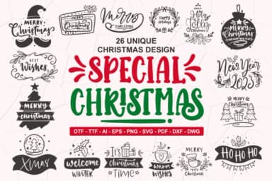 Special Christmas by jinanstd — Dingbats Font — thumbnail 1