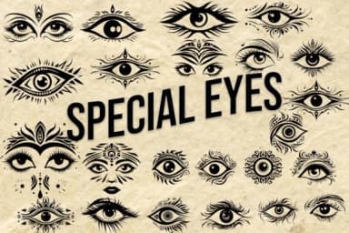 Special Eyes by MOMAT THIRTYONE — Dingbats Font — thumbnail 1
