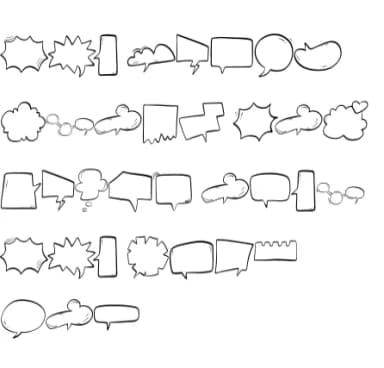 Speech Bubble by Sirinart — Dingbats Font — thumbnail 8