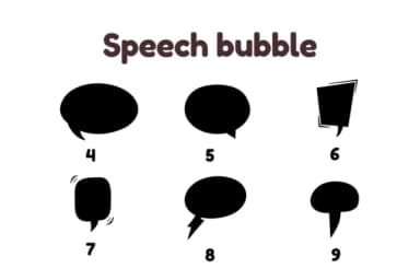 Speech Bubble by Nun Sukhwan — Dingbats Font — thumbnail 4