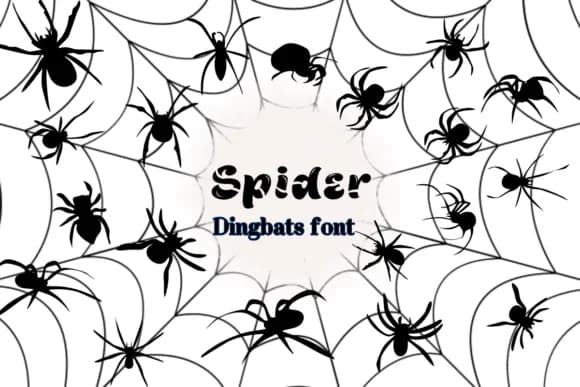 Spider by Nongyao — Dingbats Font
