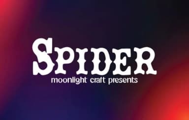 Spider by moonlight craft — Slab Serif Font — thumbnail 1