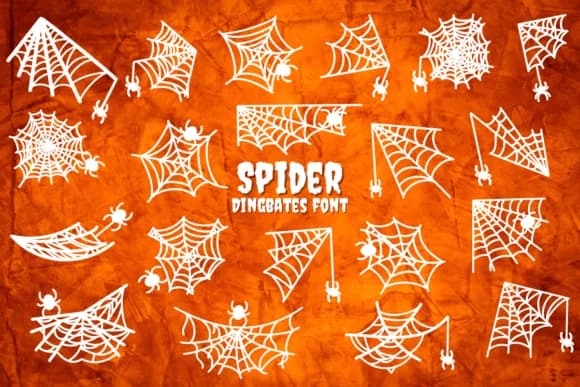 Spider by Chonada — Dingbats Font