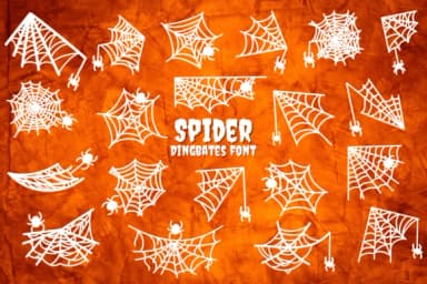 Spider by Chonada — Dingbats Font — thumbnail 1