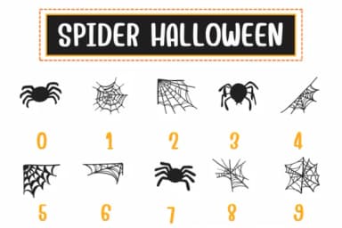 Spider Halloween by PraewDesigns — Dingbats Font — thumbnail 4