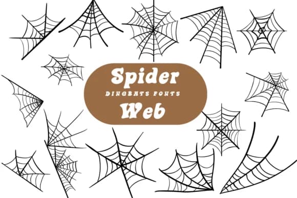 Spider Web by Suphitchaya — Dingbats Font