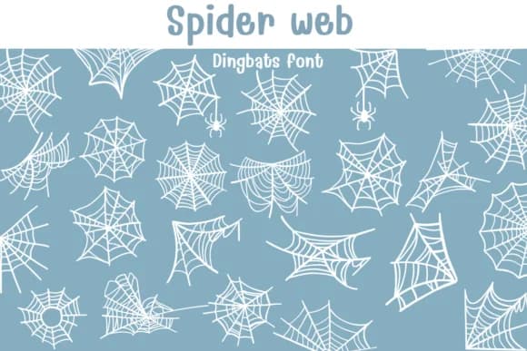 Spider Web by Sontaya — Dingbats Font