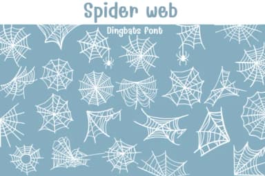 Spider Web by Sontaya — Dingbats Font — thumbnail 1
