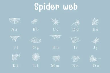 Spider Web by Sontaya — Dingbats Font — thumbnail 2