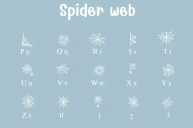 Spider Web by Sontaya — Dingbats Font — thumbnail 3