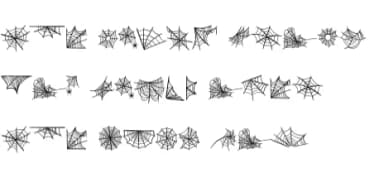 Spider Web by Sontaya — Dingbats Font — thumbnail 8