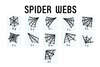 Spider Webs by Chada Art — Dingbats Font — thumbnail 3