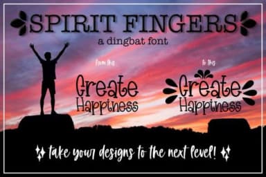 Spirit Fingers by Endless Time Graphics — Dingbats Font — thumbnail 1