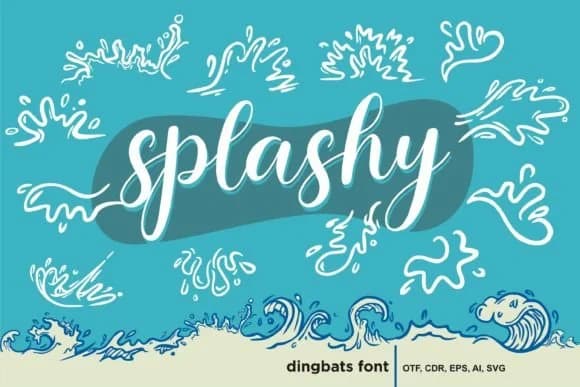 Splashy by onoborgol — Dingbats Font