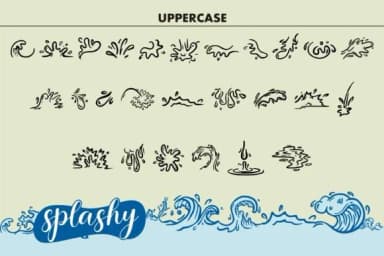 Splashy by onoborgol — Dingbats Font — thumbnail 2