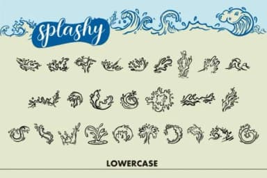 Splashy by onoborgol — Dingbats Font — thumbnail 3