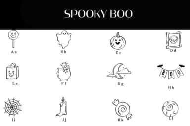 Spooky Boo by Heartcraft Atelier — Dingbats Font — thumbnail 2