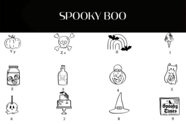 Spooky Boo by Heartcraft Atelier — Dingbats Font — thumbnail 4