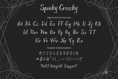 Spooky Creeky by javanicestudio — Slab Serif Font — thumbnail 6