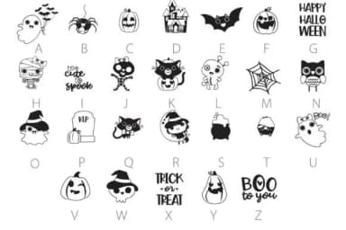 Spooky Cute Dingbats by Illustration Ink — Dingbats Font — thumbnail 3