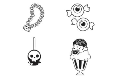 Spooky Cute Dingbats by Illustration Ink — Dingbats Font — thumbnail 8