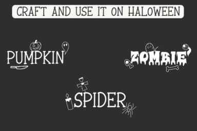 Spooky Dingbats by Sharon ( DmStudio ) — Dingbats Font — thumbnail 3