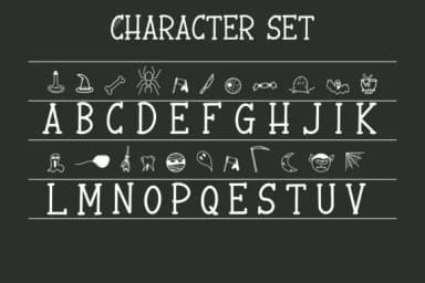 Spooky Dingbats by Sharon ( DmStudio ) — Dingbats Font — thumbnail 7