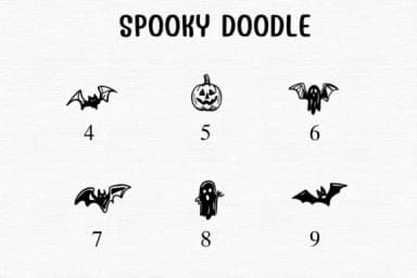 Spooky Doodle by Sontaya — Dingbats Font — thumbnail 4