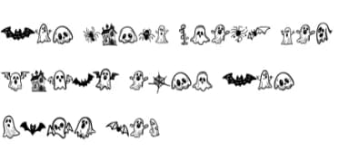 Spooky Doodle by Sontaya — Dingbats Font — thumbnail 8