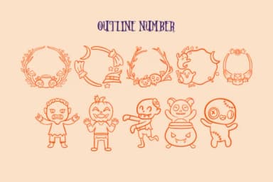 Spooky Doodles by Dani (7NTypes) — Dingbats Font — thumbnail 8