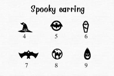 Spooky Earring by Nongyao — Dingbats Font — thumbnail 4