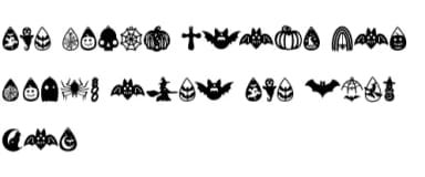Spooky Earring by Nongyao — Dingbats Font — thumbnail 8