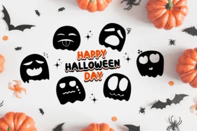 Spooky Ghost by Khim08Studio — Dingbats Font — thumbnail 3