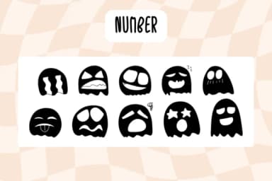 Spooky Ghost by Khim08Studio — Dingbats Font — thumbnail 6