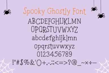 Spooky Ghostly by The Magic Bee Studio — Slab Serif Font — thumbnail 5