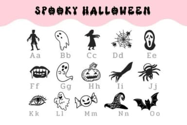 Spooky Halloween by Pui Art — Dingbats Font — thumbnail 2