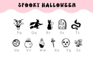 Spooky Halloween by Pui Art — Dingbats Font — thumbnail 3