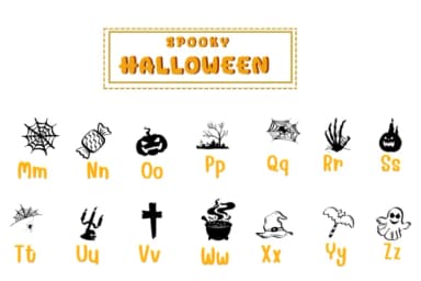 Spooky Halloween by PraewDesigns — Dingbats Font — thumbnail 3