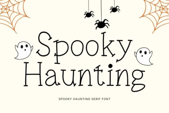 Spooky Haunting by The Magic Bee Studio — Slab Serif Font