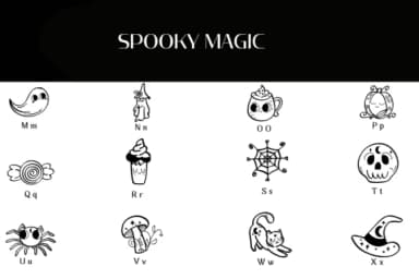 Spooky Magic by Heartcraft Atelier — Dingbats Font — thumbnail 3