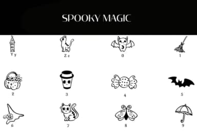 Spooky Magic by Heartcraft Atelier — Dingbats Font — thumbnail 4